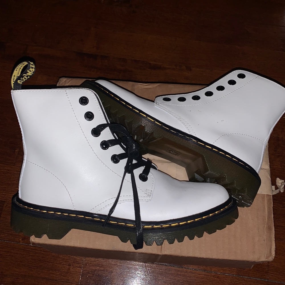 Brand New White AirWair Doc Marten’s Boots